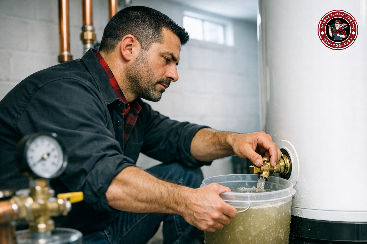A Customer Asked: "My Hot Water Runs Out After 8 Minutes — Is My Bradford White Tank Dying or Just Sediment-Loaded?" — A Master Plumber's Honest Answer