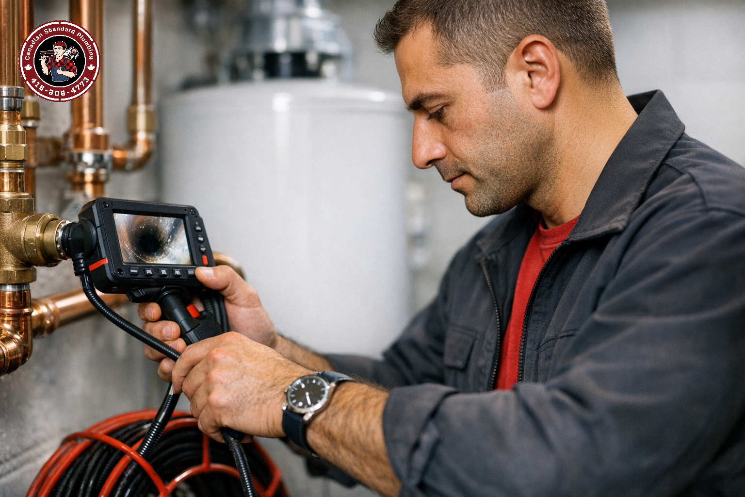 Camera Inspection vs Pressure Testing: Which Method Actually Confirms a Leak in a GTA Commercial Building's Hidden Pipes
